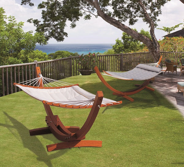 Hammock Bed With Wooden Arc Hammock Stand