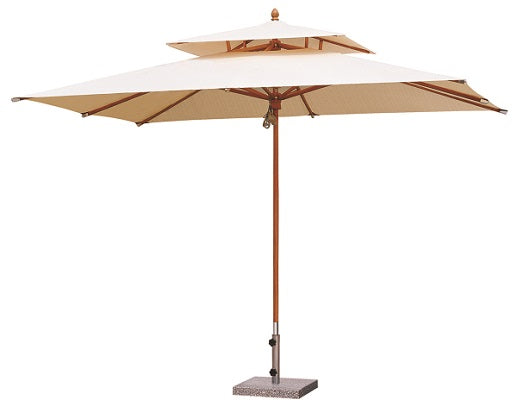 Two Layers wooden Umbrella