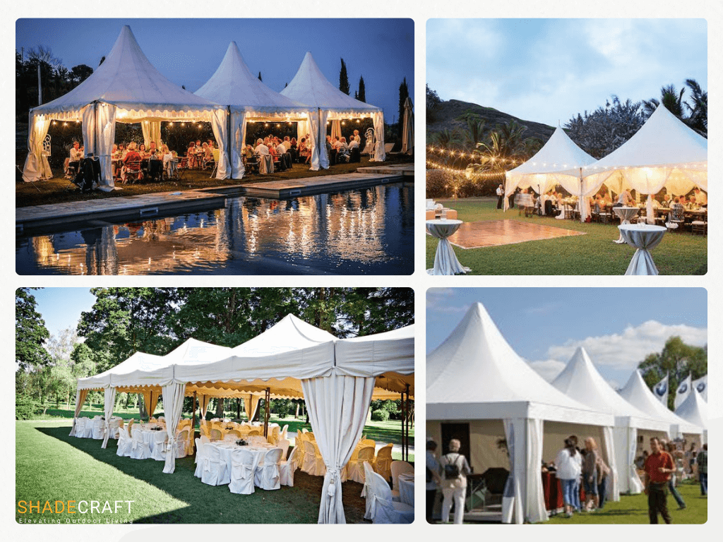Pagoda Tents 20X20 FEET