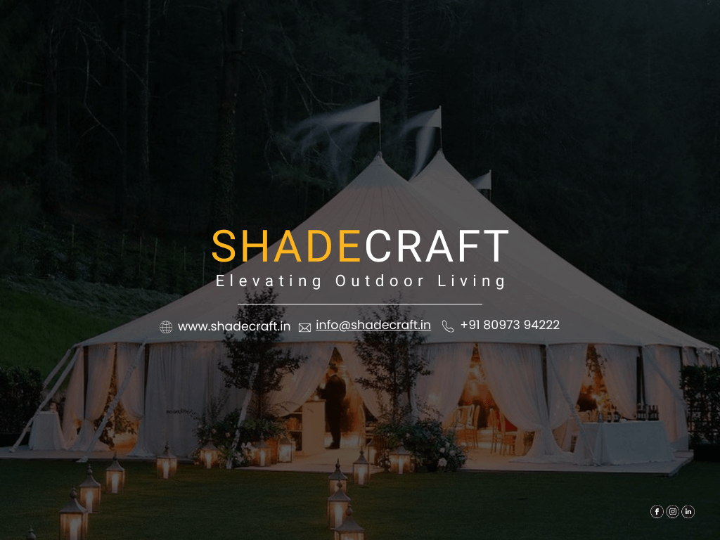 Pagoda Tents 16.5x16.5 FEET