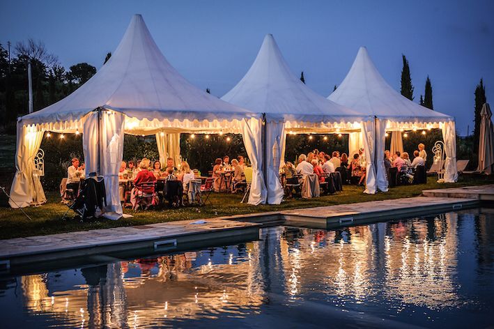 Pagoda Tents 16.5x16.5 FEET