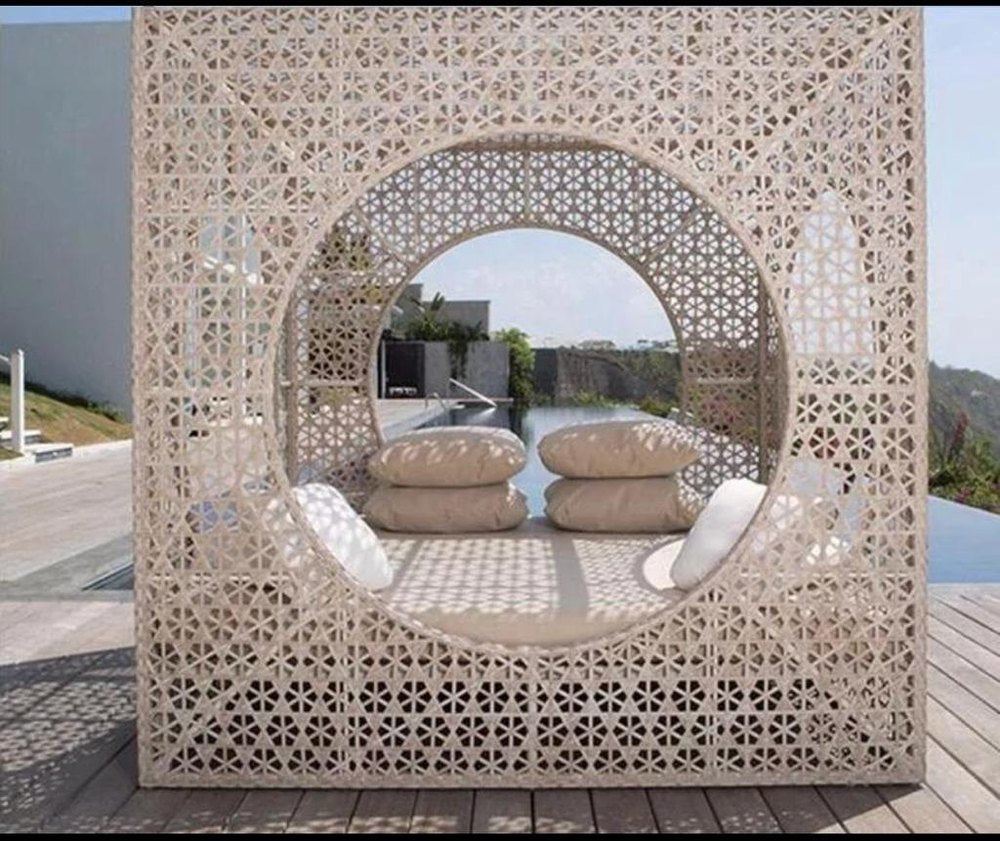 Cube Woven Outdoor Daybed